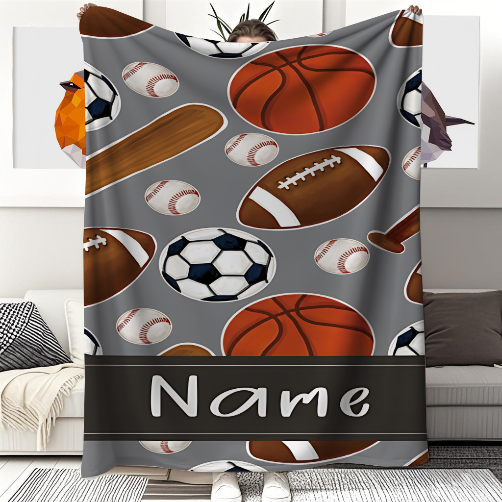 Sports Equipment With Names - 1 Selimut olahraga dengan nama khusus