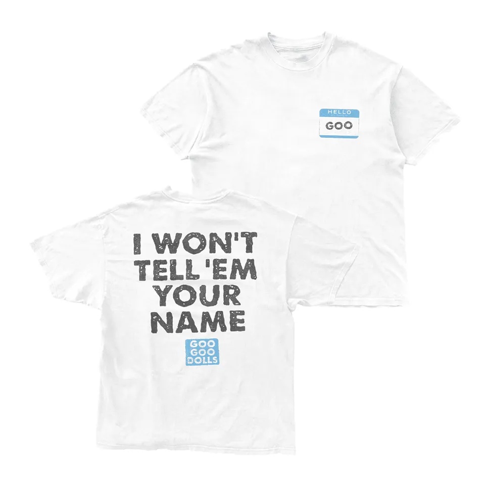 Sports Equipment With Names - Kaos Putih Cetak Sederhana Goo Goo