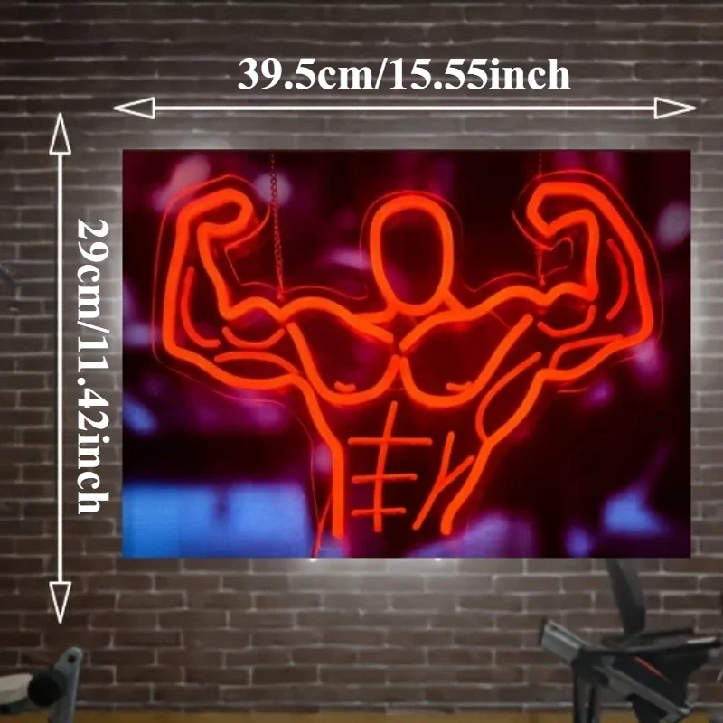Lampu Neon LED Fitness Warrior - Sports Equipment Store ulasan dan harga
