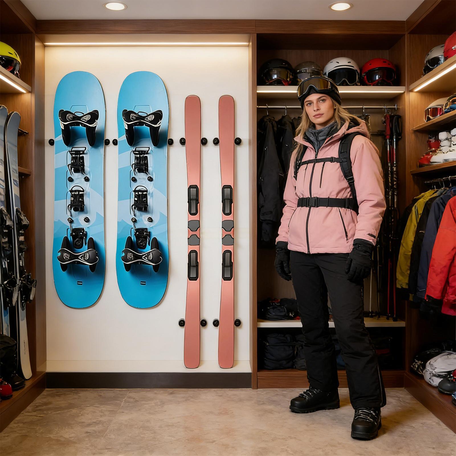 Rak Dinding Vertikal untuk Ski - Sports Equipment Store ulasan dan harga